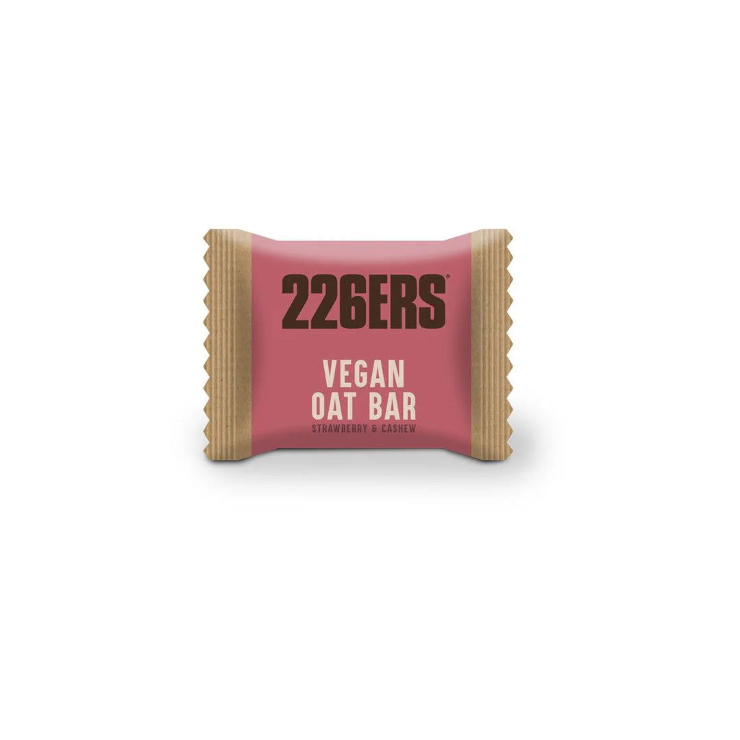 226ERS VEGAN OAT BAR - Vegan Oatmeal Energy Bar - 50g - Strawberry & Cashew