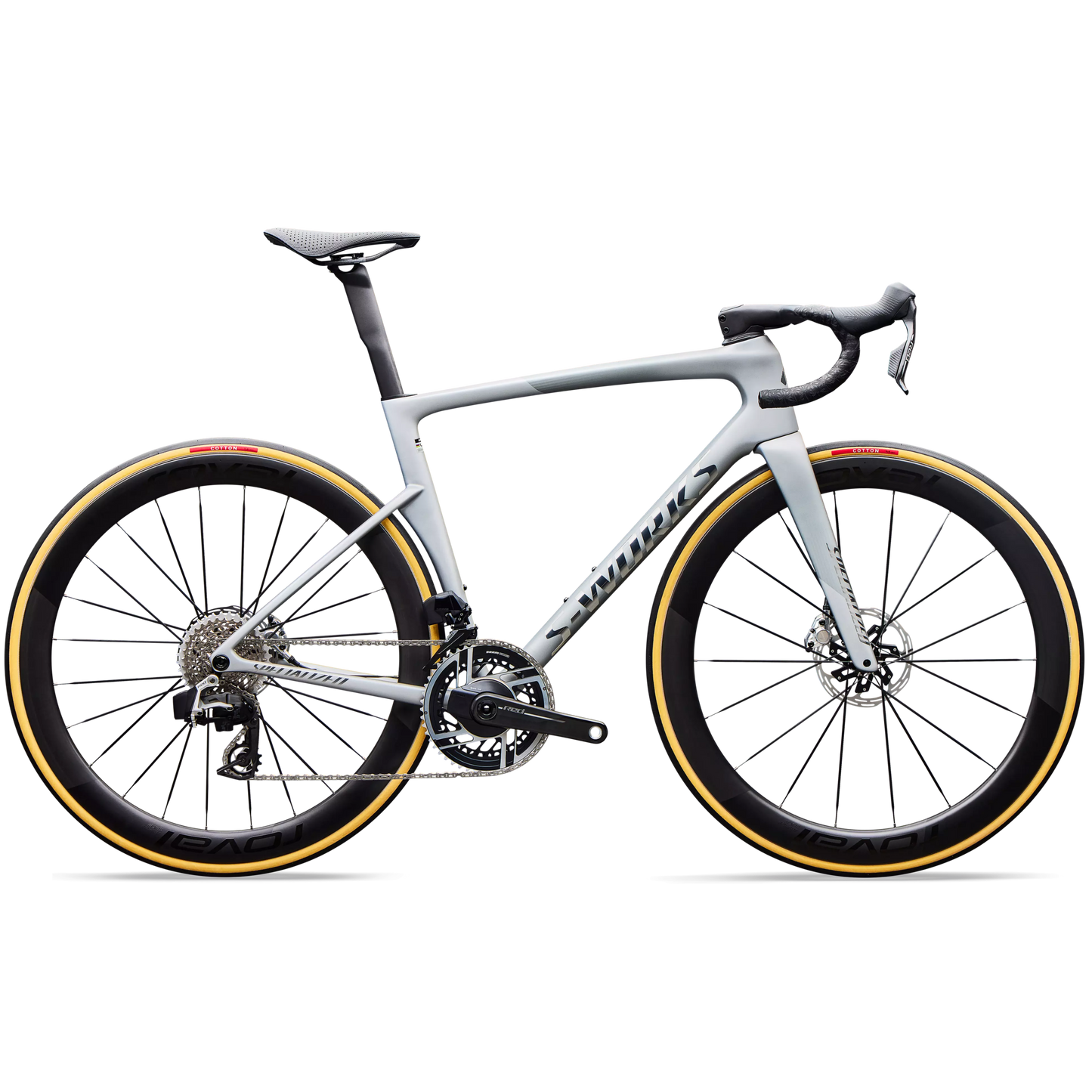 Specialized Tarmac SL9 S-Works - Sram Red AXS - Satin Silver Dust - Size 49