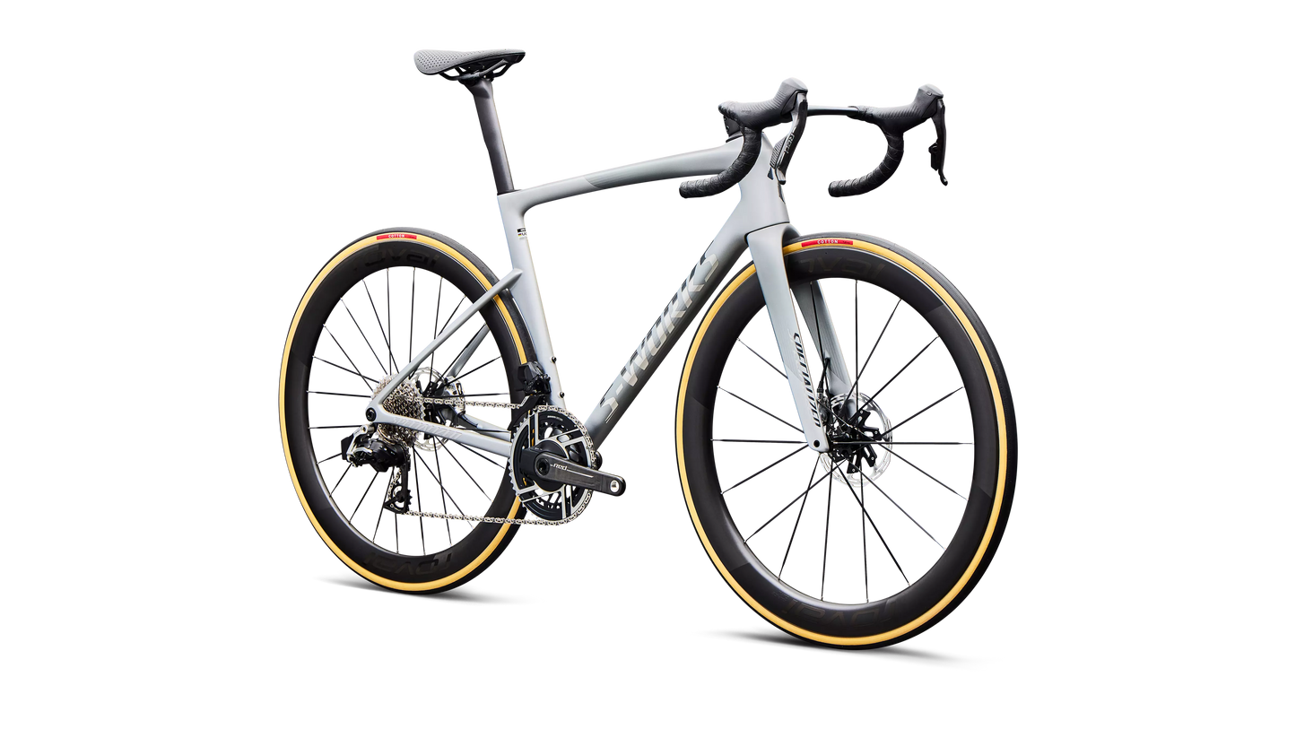 Specialized Tarmac SL9 S-Works - Sram Red AXS - Satin Silver Dust - Size 49