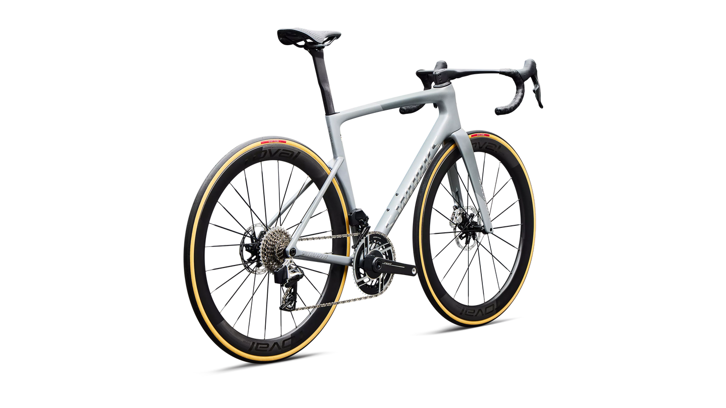 Specialized Tarmac SL9 S-Works - Sram Red AXS - Satin Silver Dust - Size 49