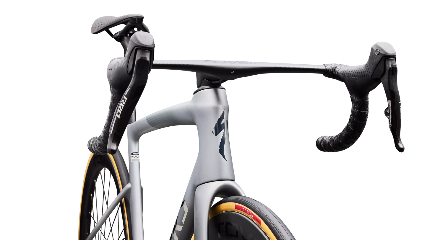 Specialized Tarmac SL9 S-Works - Sram Red AXS - Satin Silver Dust - Size 49