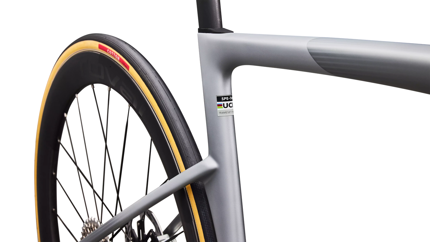 Specialized Tarmac SL9 S-Works - Sram Red AXS - Satin Silver Dust - Size 49