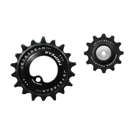 TriPeak Asymmetric Oversize Pulley Wheel - AXS Force/Rival - Black