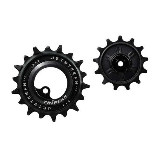 TriPeak Asymmetric Oversize Pulley Wheel - Shimano XT/GRX - 12s - Black