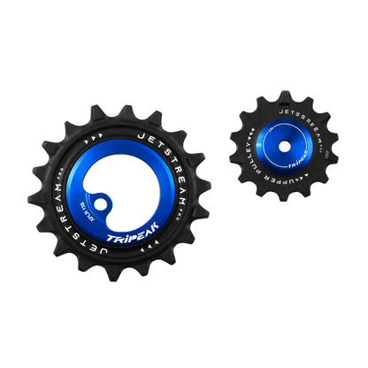 TriPeak Asymmetric Oversize Pulley Wheel - XPLR Red/Force/Rival E1 - Dark Blue