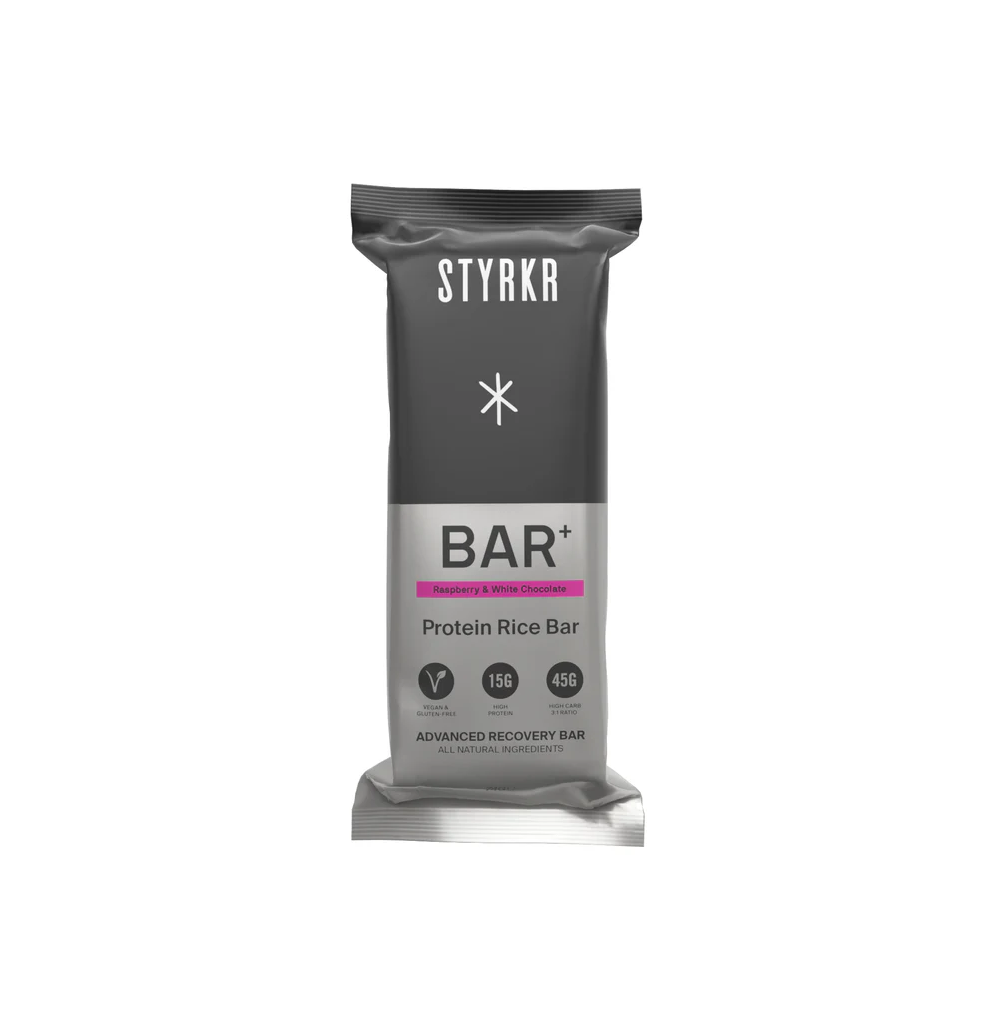 STYRKR BAR+ Raspberry & White Chocolate Recovery Bar