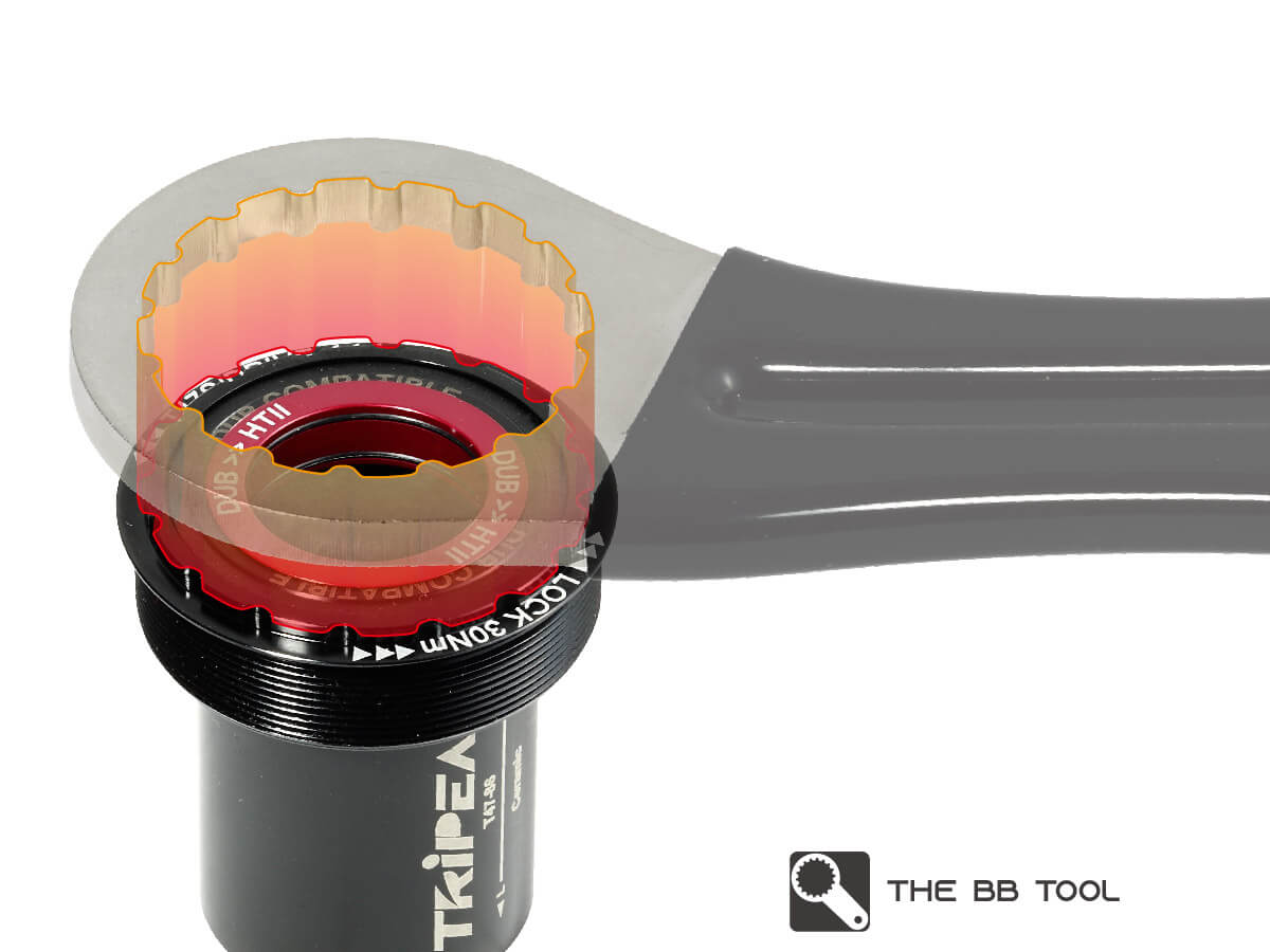 TriPeak BSA 68mm 3-in-1 Bottom Bracket Road