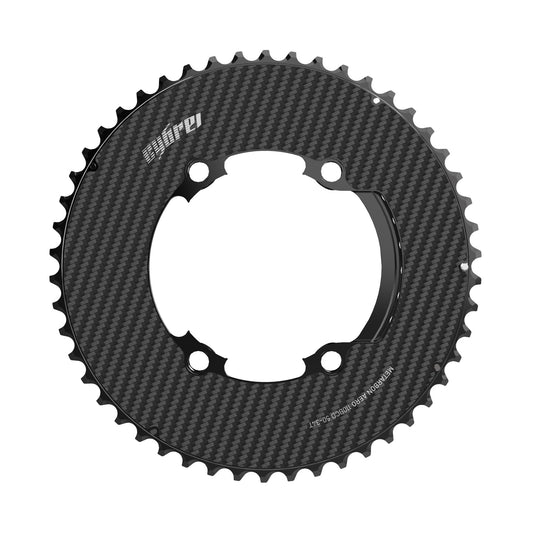 Cybrei Metarbon Aero Carbon Fiber Chainring BCD 110x4 - Outer - 54T (38)
