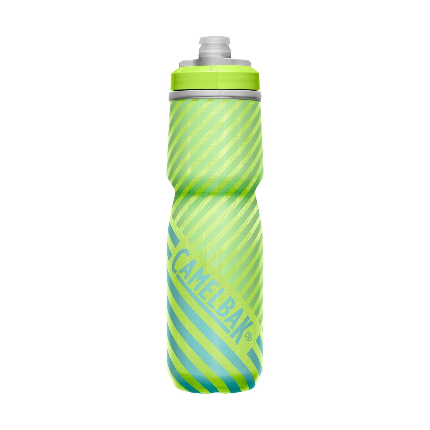 Camelbak Podium Chill Outdoor - Lime/Blue Stripe (24oz / 710ml)