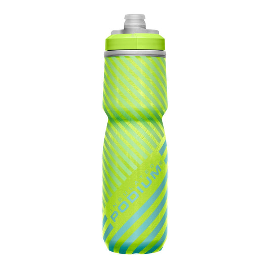 Camelbak Podium Chill Outdoor - Lime/Blue Stripe (24oz / 710ml)