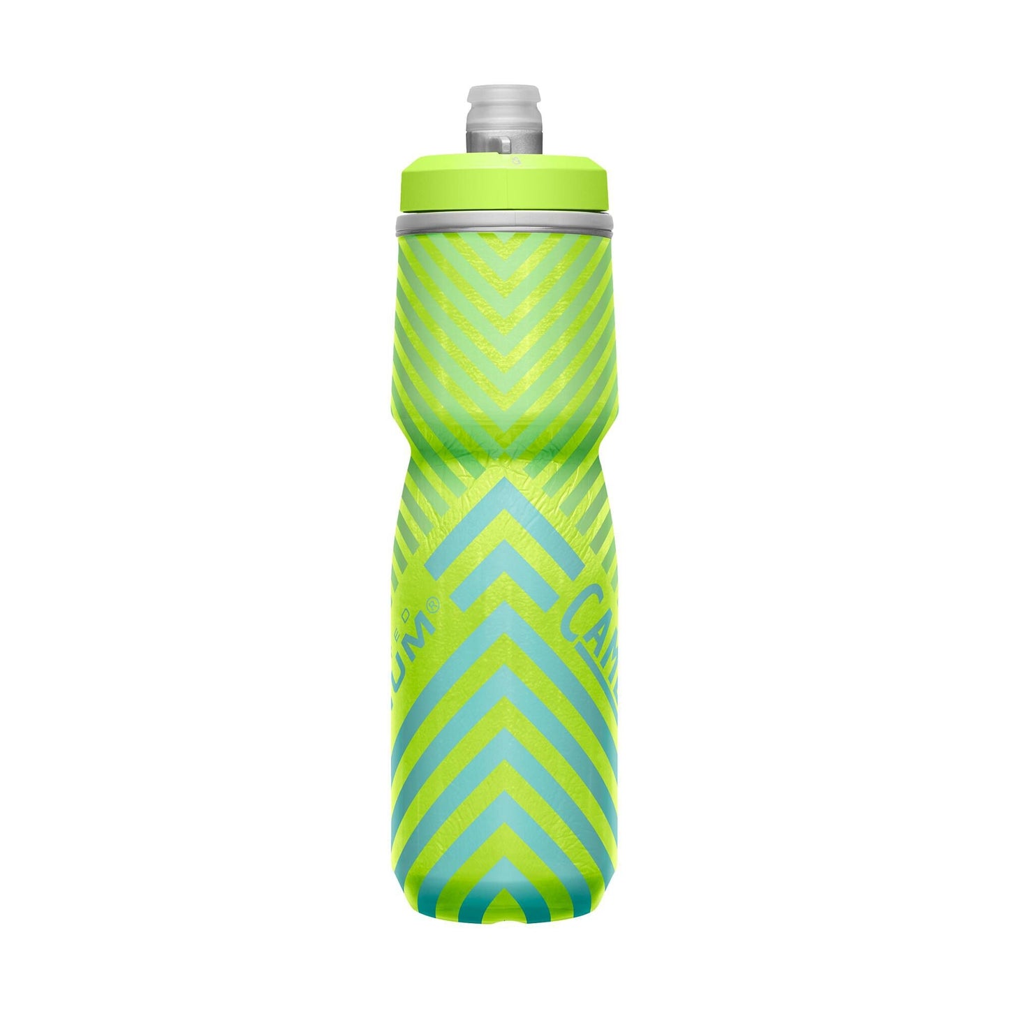 Camelbak Podium Chill Outdoor - Lime/Blue Stripe (24oz / 710ml)