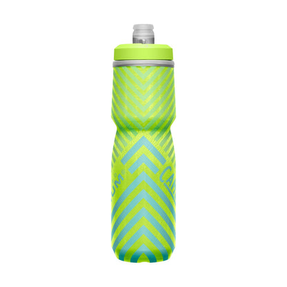 Camelbak Podium Chill Outdoor - Lime/Blue Stripe (24oz / 710ml)