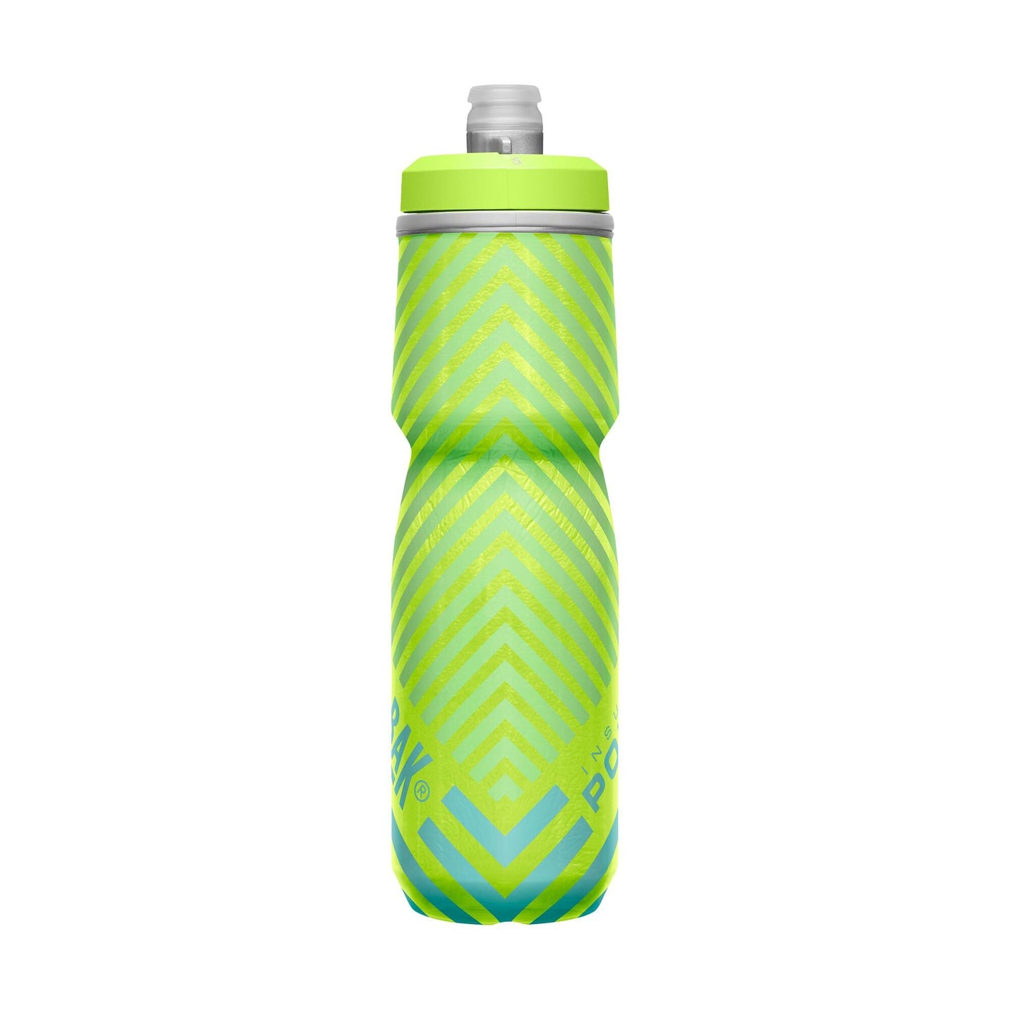 Camelbak Podium Chill Outdoor - Lime/Blue Stripe (24oz / 710ml)