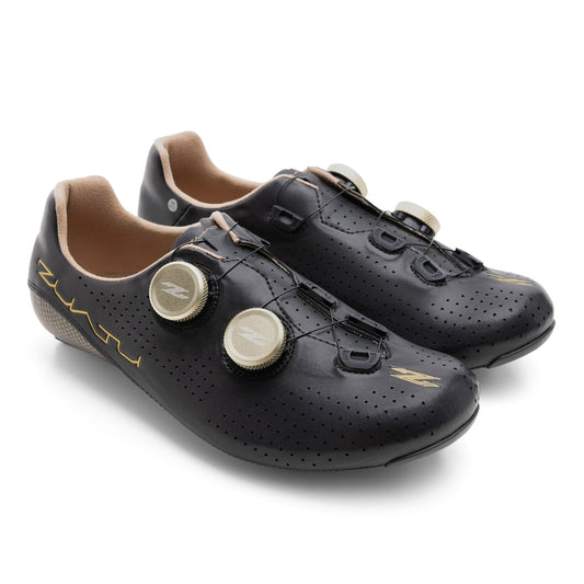 Zuatu Z001 PRO - Black/Black - Gold Dial - Cycling Shoe
