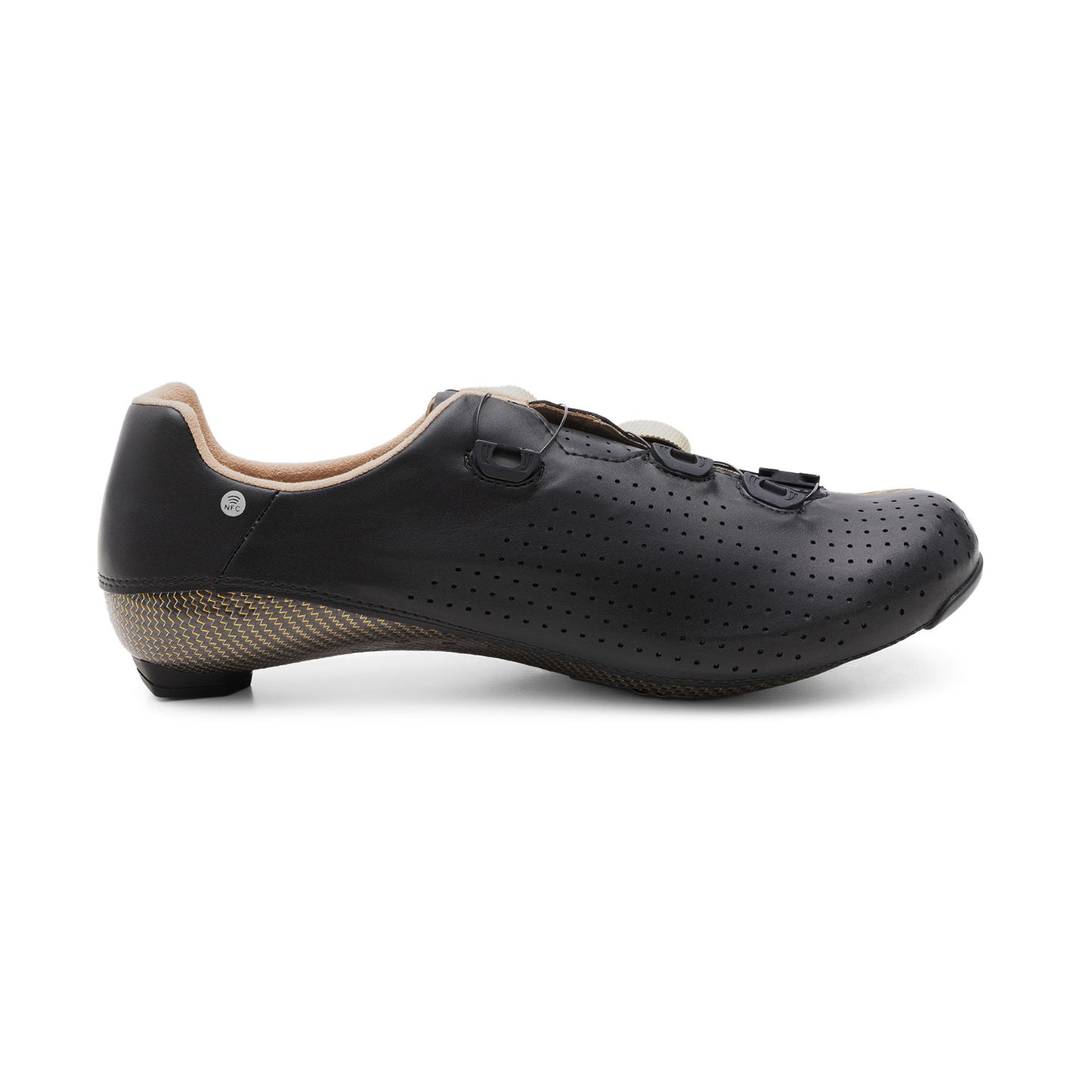 Zuatu Z001 PRO - Black/Black - Gold Dial - Cycling Shoe