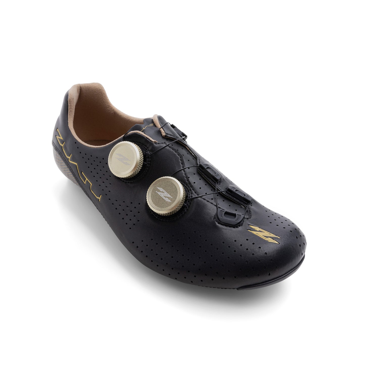 Zuatu Z001 PRO - Black/Black - Gold Dial - Cycling Shoe
