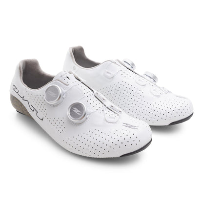 Zuatu Z001 PRO - White/White - Silver Dial - Cycling Shoe
