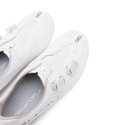Zuatu Z001 PRO - White/White - Silver Dial - Cycling Shoe