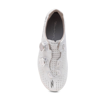 Zuatu Z001 PRO - White/White - Silver Dial - Cycling Shoe