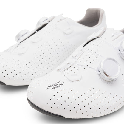 Zuatu Z001 PRO - White/White - Silver Dial - Cycling Shoe