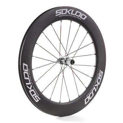 Sokudo Wheels 80 Carbon Wheelset - CeramicSpeed Bearings
