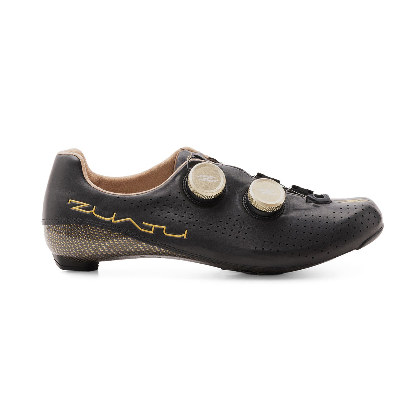 Zuatu Z001 PRO - Black/Black - Gold Dial - Cycling Shoe