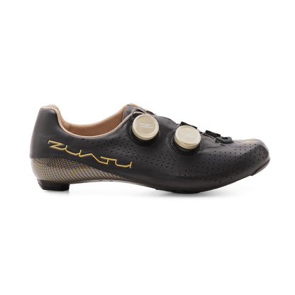 Zuatu Z001 PRO - Black/Black - Gold Dial - Cycling Shoe