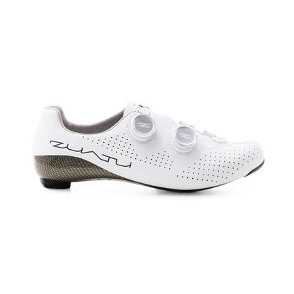 Zuatu Z001 PRO - White/White - Silver Dial - Cycling Shoe