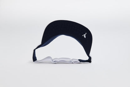 Team Vaga Feather Racing Visor White / Navy Blue