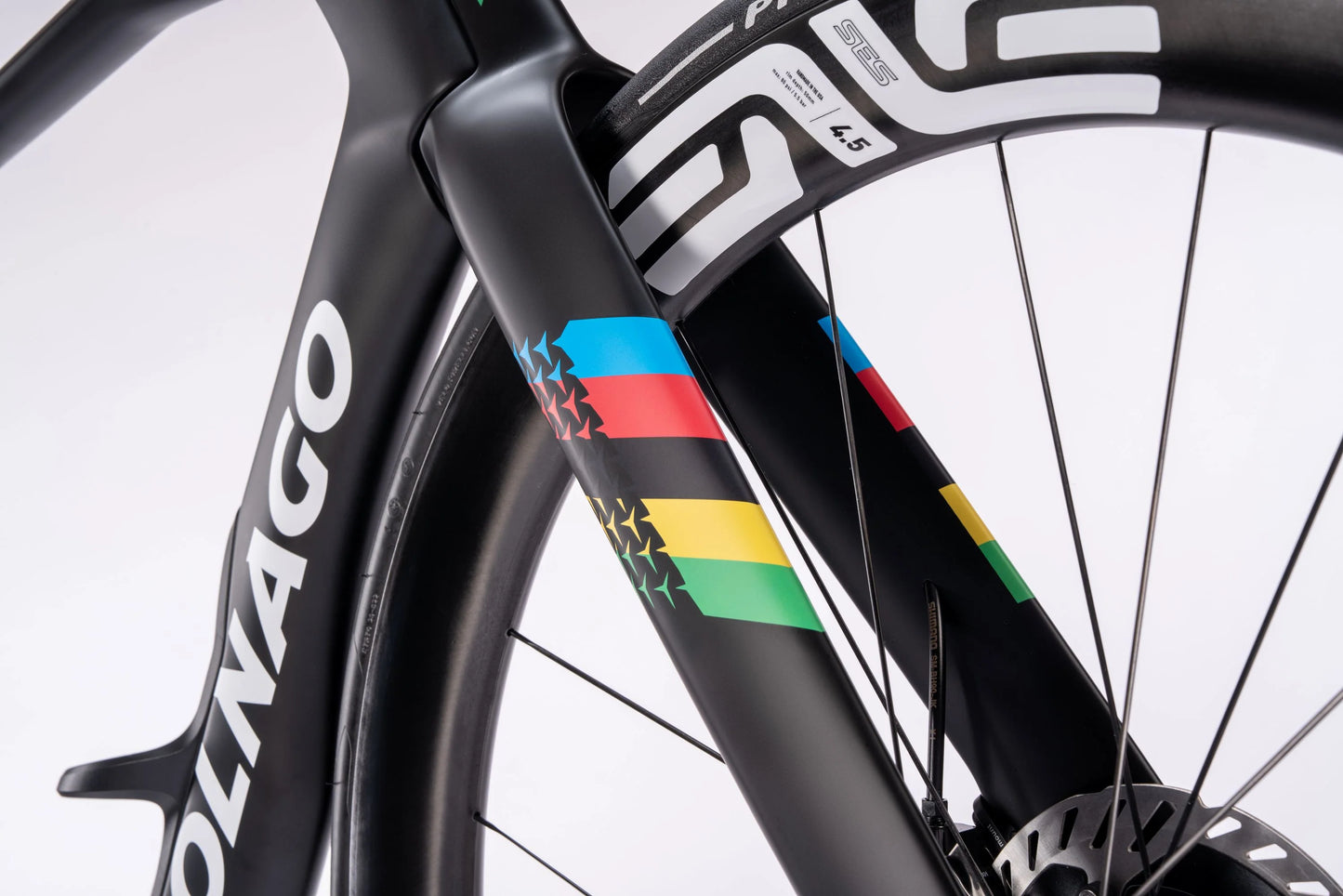 Colnago Y1Rs Dura Ace Di2 SES 4.5 Wheels Road Bike - Black World Champion