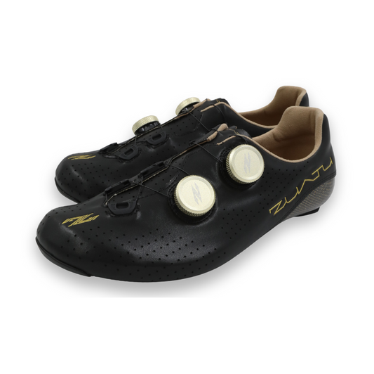 Zuatu Z001 PRO - Black/Black - Gold Dial - Cycling Shoe
