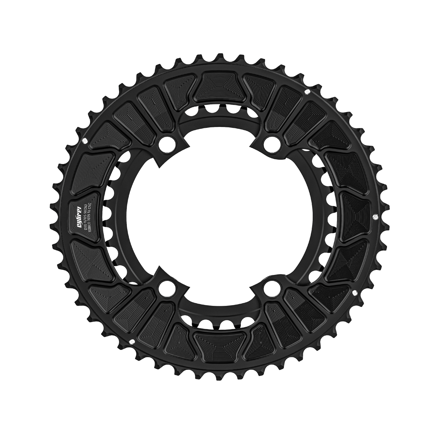 Cybrei Evo Aluminium Chainring BCD 110x4 - Outer - 56T (40)