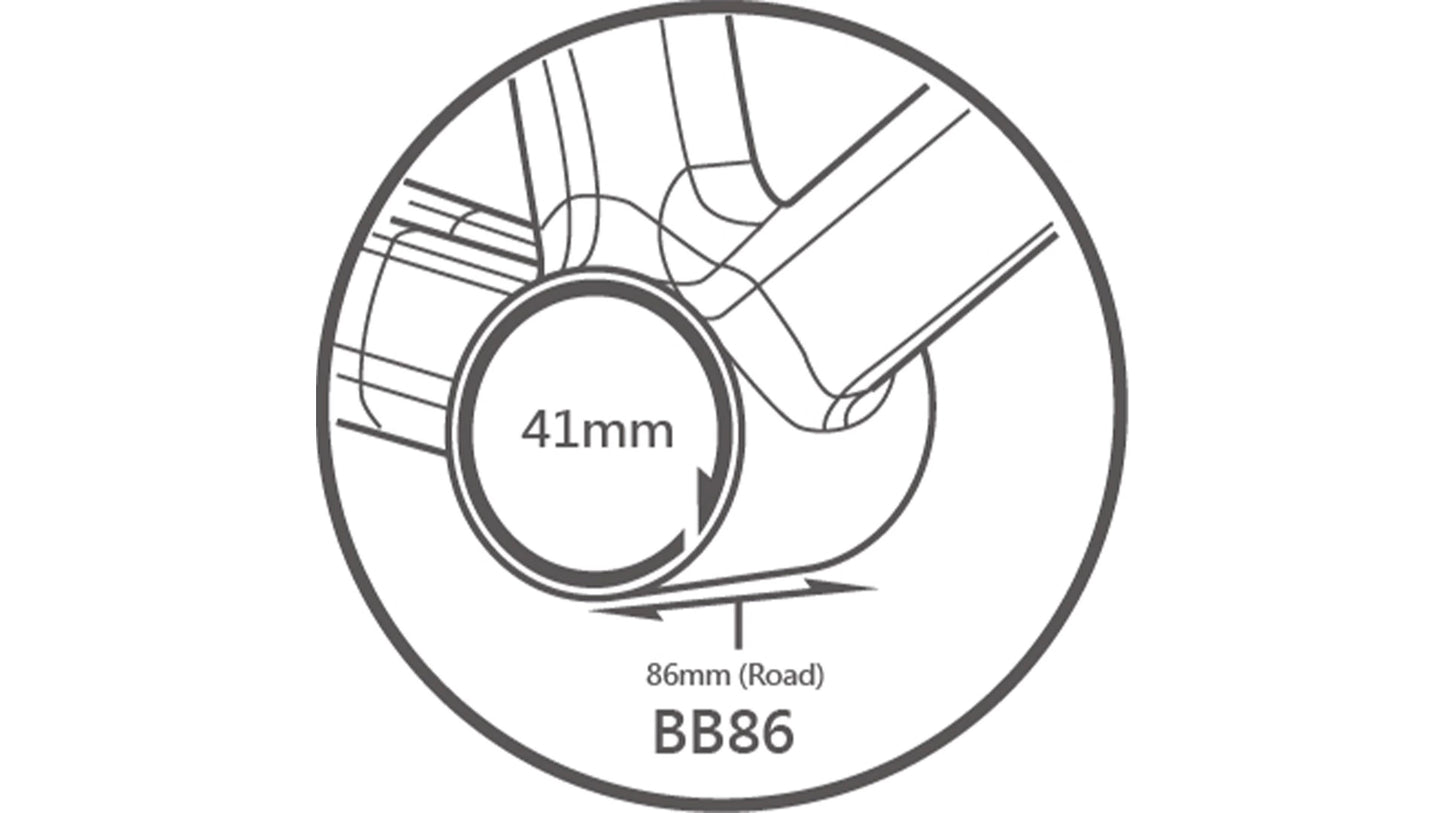 TriPeak Jetstream Pro Bottom Bracket BB86 Road Shimano