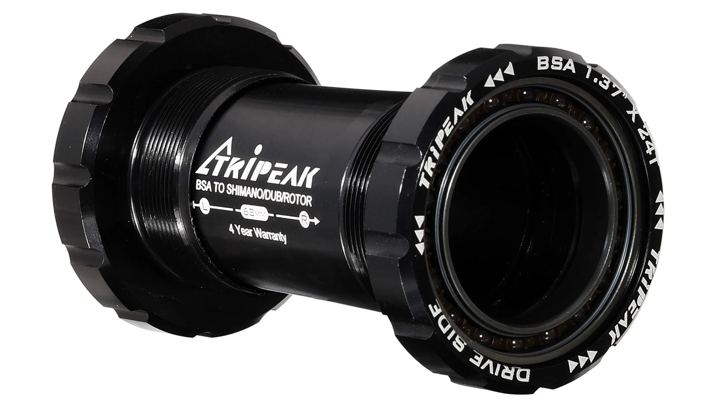 TriPeak Jetstream Pro Bottom Bracket BSA Road Shimano/Sram DUB/Rotor 3D+