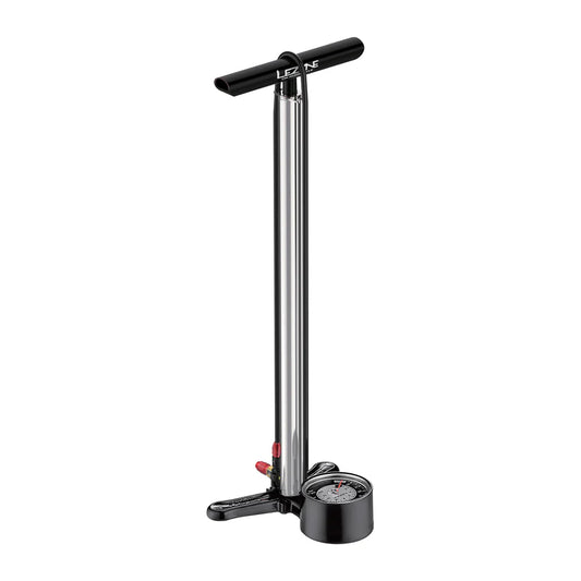 Lezyne CNC Floor Drive Pump 3.5 Gloss Silver