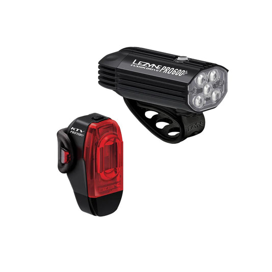 Lezyne Fusion Drive Pro 600+ / KTV Drive Pro+ Pair Light Set