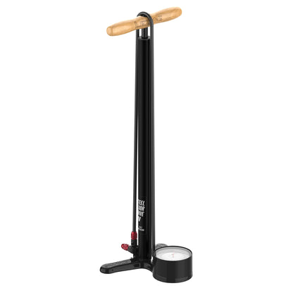Lezyne Steel HV Floor Drive 3.5 Floor Pump / Flat Black