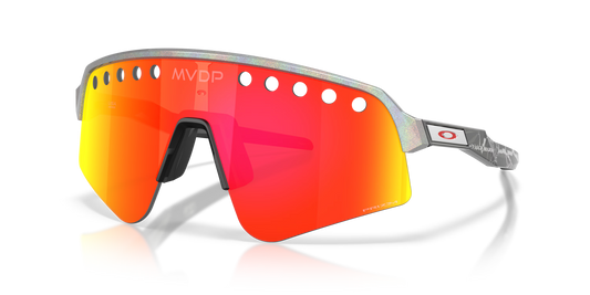 Oakley Sunglasses - Sutro Lite Sweep Space Dust - Prizm Ruby Vented Lenses - Mathieu Van Der Poel Signature