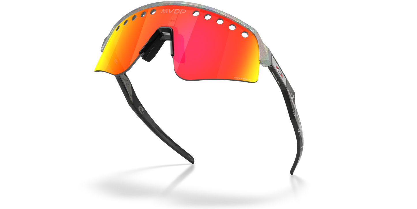 Oakley Sunglasses - Sutro Lite Sweep Space Dust - Prizm Ruby Vented Lenses - Mathieu Van Der Poel Signature