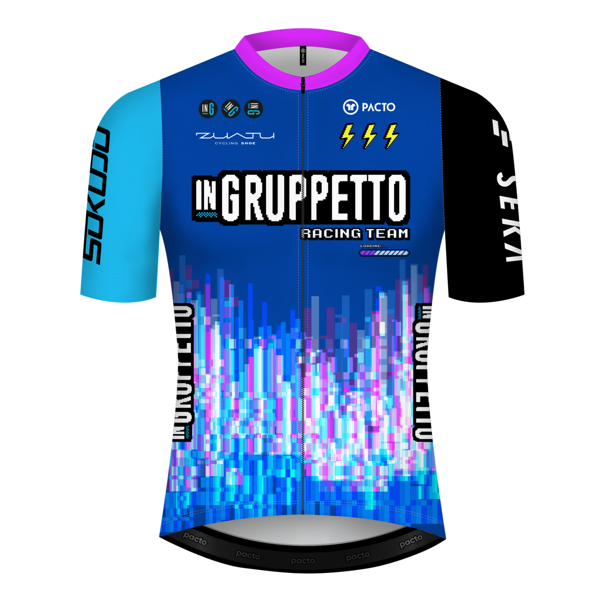 InGruppetto Racing Jersey 2026 - Black/Blue