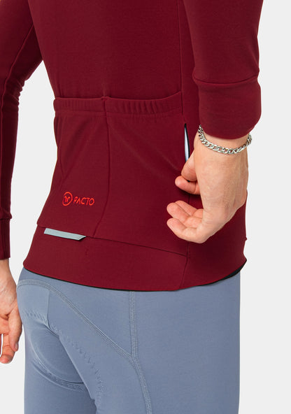 Pacto Long Sleeve Carded Evo - Bordeaux