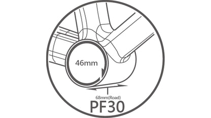 TriPeak PF30 68mm 3-in-1 Bottom Bracket Road