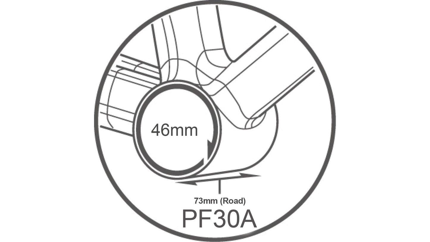 TriPeak PF30A 73mm 3-in-1 Bottom Bracket Road