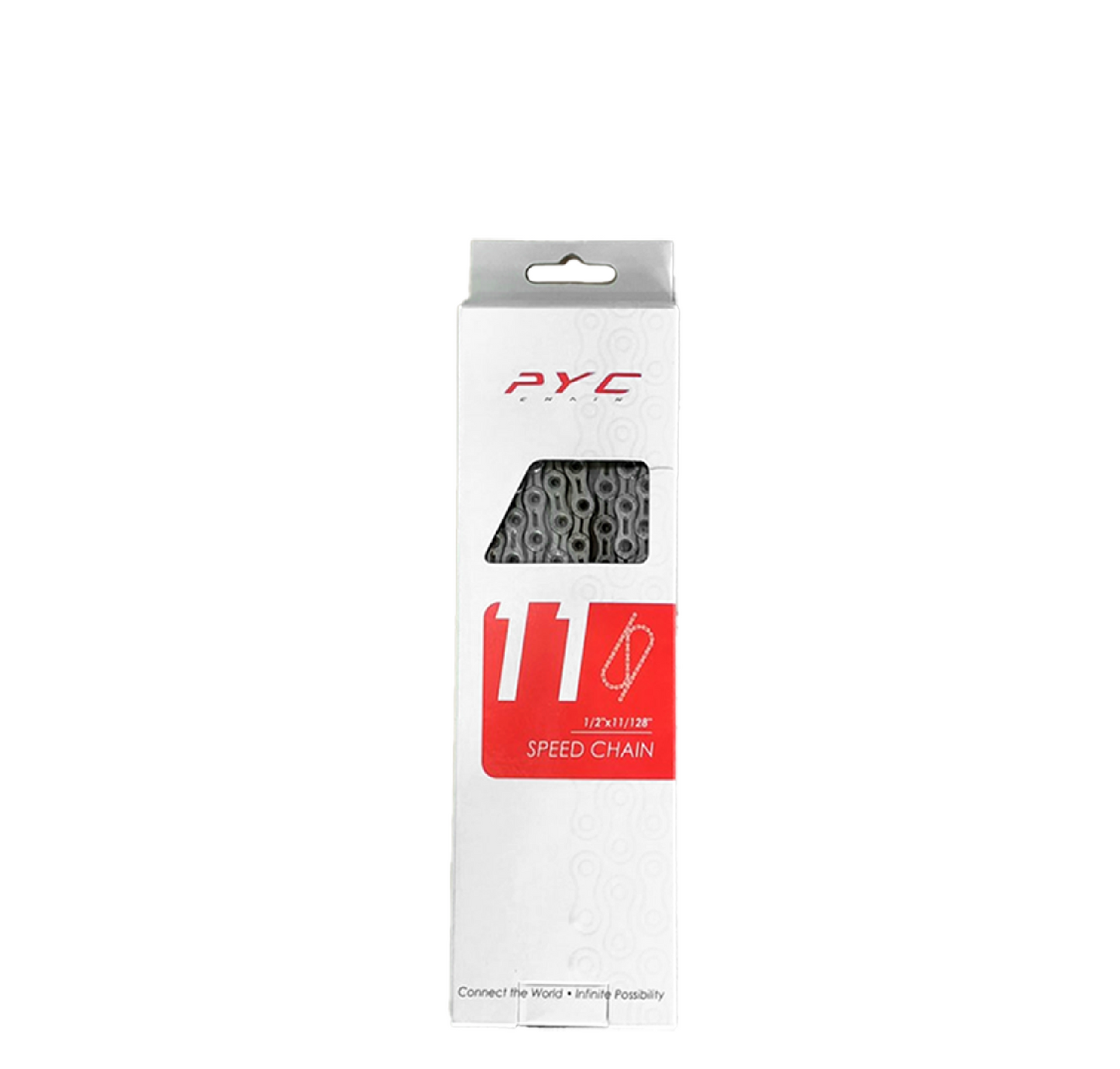 PYC SP1101 Chain 11spd Hollow Pin Ultra Light Silver