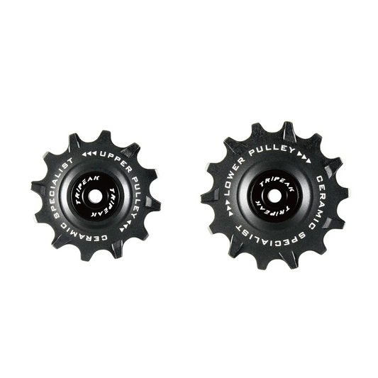 TriPeak Pulley Wheel 12/14T - Shimano 91xx/80xx/70xx Ceramic Bearings - Black