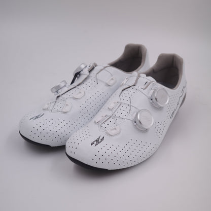 Zuatu Z001 PRO - White/White - Silver Dial - Cycling Shoe