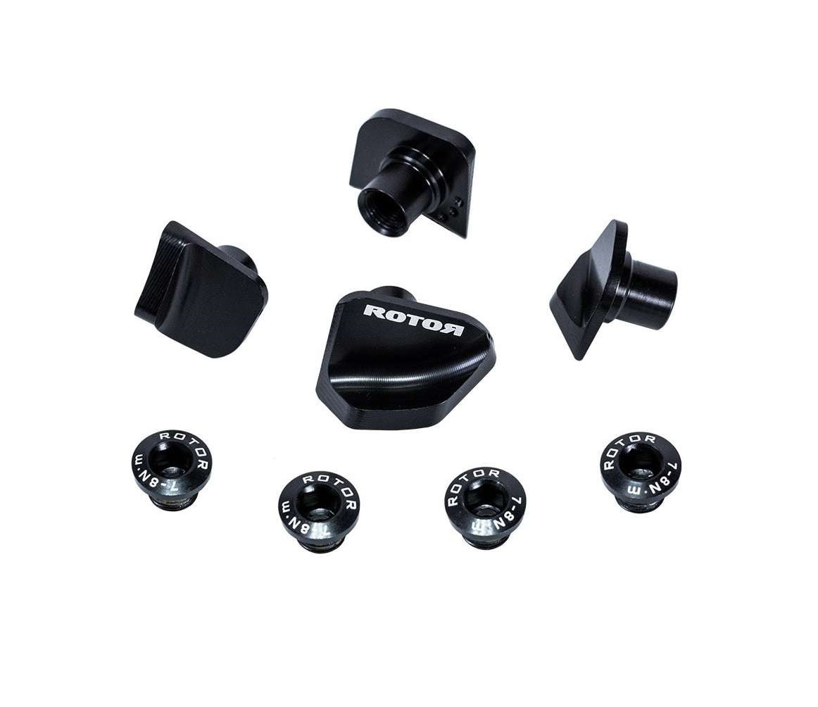 ROTOR Chainring Bolts Set + Covers Shimano Ultegra FC-R8000