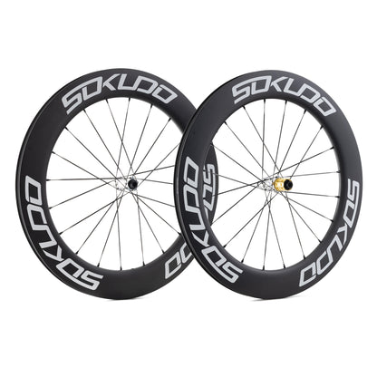 Sokudo Wheels 80SL Carbon Wheelset - HX240 Hubs