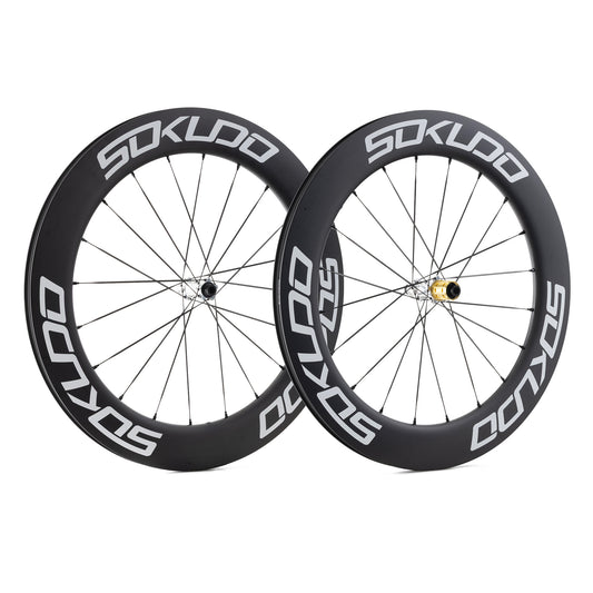 Sokudo Wheels 80SL Carbon Wheelset - HX240 Hubs