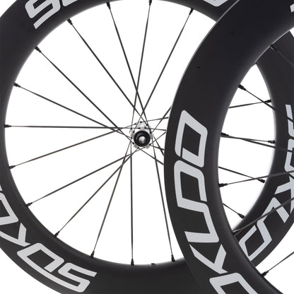 Sokudo Wheels 80SL Carbon Wheelset - HX240 Hubs